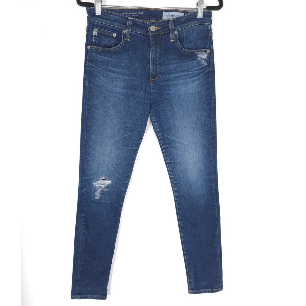 AG ADRIANO GOLDSCHMIED Women's Jeans Farrah Skinny Ankle 29R USA Made AG-44335